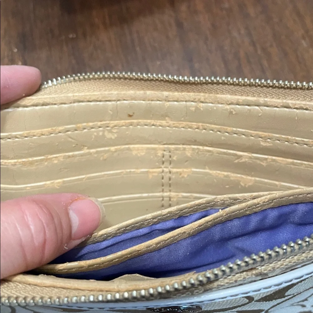 Coach Signiture hobo crossbody or shoulder bag and wallet